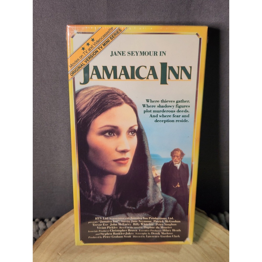 R&G Video Jamaica Inn VHS 1991 Jane Seymour TV Mini Series New Sealed‎